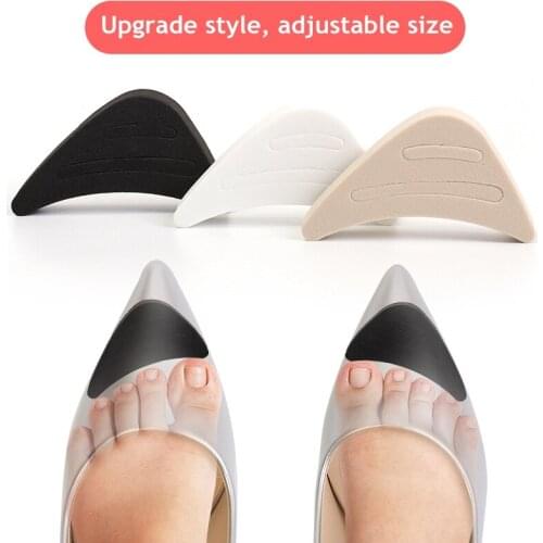 1pair Women High Heel Toe Plug Insert Shoe Front Filler Cushion Pain Relief Protector Accessories Forefoot Pad Half Feet Insoles