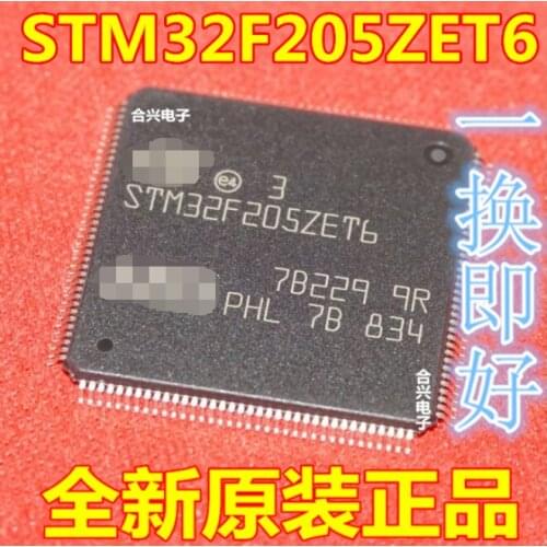 1Pcs/lote original and genuine STM32F205ZET6 LQFP-144 ARM cortex-m332-bit microcontroller MCU