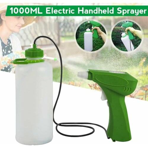 1L Electric Garden Sprayer Waterproof Automatic Plant Mister Spray Bottle for House Flower Indoor Handheld Watering Can Spritzer