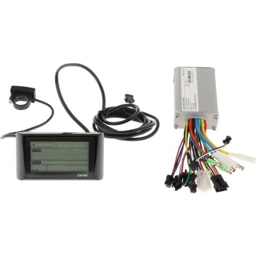 24/36/48V Intelligent Dual Modes Regulator SpeedController Brushless Motor Controller SW900 LCD Display Panel Ebike Scooter Part
