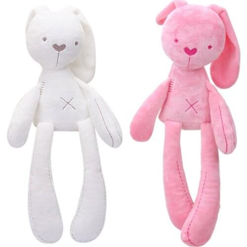 40cm Cute Long Ear Rabbit Plush DollLong Ears Cute Rabbit Doll Baby Soft Plush Toys For Children Rabbit Sleeping Stuffed Plush