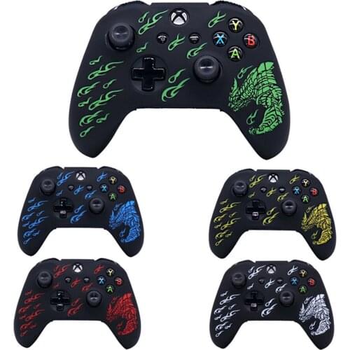 Game Console Accessories Controller Protective Case Scratchproof Laser Engraving Handle Cover for XBOX ONE S