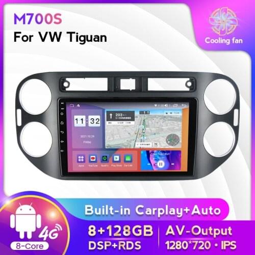 MEKEDE For Volkswagen Tiguan 1 NF 2006 - 2016 Car Radio Multimedia Video Player Navigation GPS Android 6+128G IPS DSP
