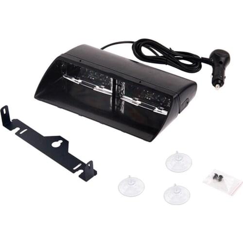 Car Truck Emergency Flasher Dash Strobe Warning Light Day Running Flash Led Police Lights 1pc 16 LED 12V
