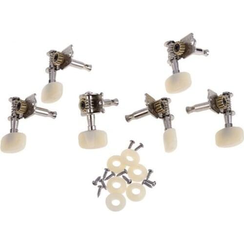 Free Shipping 6pc Open-Gear Guitar Tuning Pegs Tuner Machine Heads Guitar parts 3-Left 3-Right Alignment New hv5n