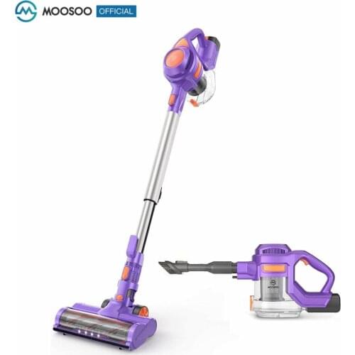 MOOSOO Official X8 24KPa 4-In-1 Cordless Vacuum Cleaner for Pet Hair Low Noise hand held vacuum cleaner Wireless vacuum cleaner