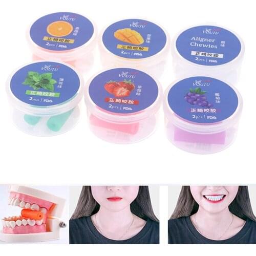 Aligner Seater Retainer With Hand Held Orthodontic Chew For Invisalign Aligners