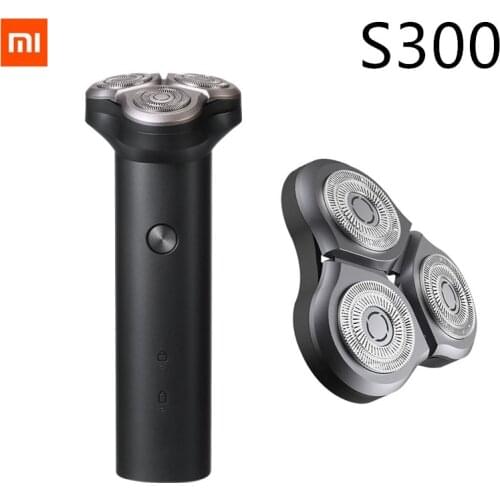 Xiaomi Mijia S300 3D Floating Smart Electric Shaver IPX7 Waterproof Razor Type-C Charging Dual Layer Blade Dry&Wet Beard Shaving