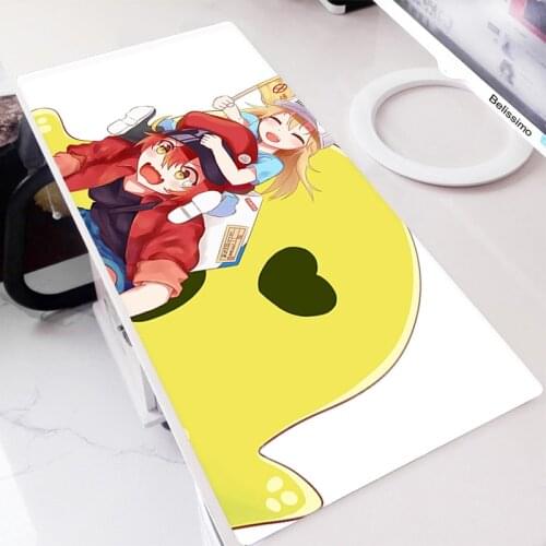 Mouse Gamer Pads Desk Xxl Mousepad Anime Pads Computer Accessories Table Pc Mats Keyboard Deskmat Beautiful Kawaii Cells At Work