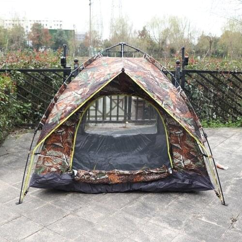 Lightweight Outdoor Camping Fibreglass Backpacking Large Family Waterproof Folding Military Automatic Pop Up Beach Hiking Tent