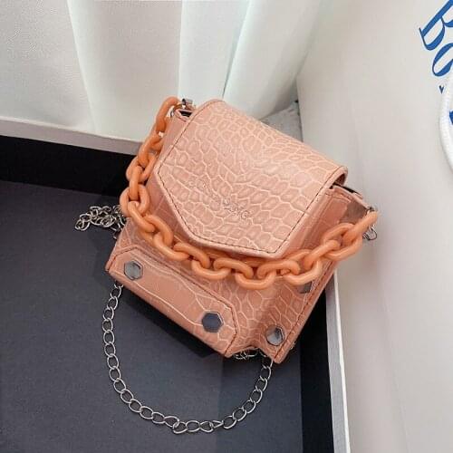Mini Bags For Women 2020 New Purses And Handbags Luxury Designer Small Crossbody Bags Luxury Handbag Wigh Chain New Rivet Purse
