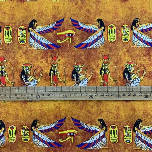 Fashion African Fabric 100%Cotton Fabric Egyptian Beauties Printing Cloth Patchwork Sewing Material For Diy Women Dress/Clothing