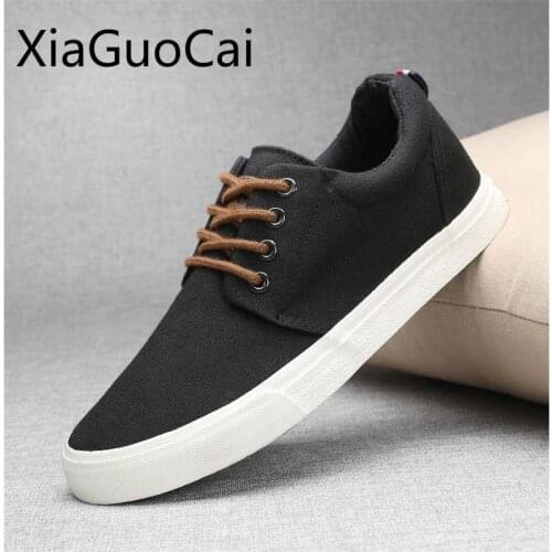Brand High Quality Mens Canvas Shoes Low Top Young Male Casual Shoes Wild Deodorant Lace Up Mens Sneakers