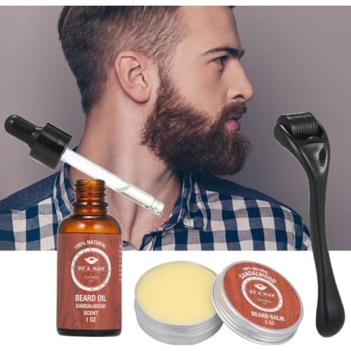 Beard Growth Kit Complete Beard Grooming Care Gift Set For Men High-quality Materials And Is Safe To Use Small And Portable