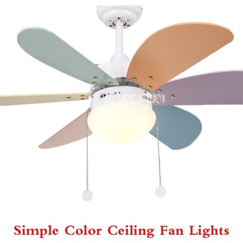 New KF-A0601 Household Fan Chandelier Ceiling lights Restaurant Fan Lights Children Room Modern Simple LED Fan Lights 220v 55W