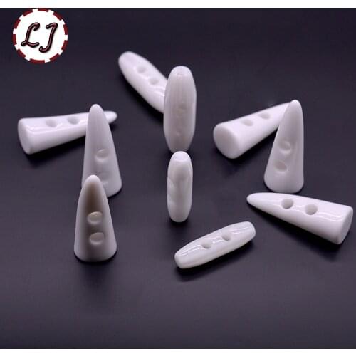 New hot sale 10pcs/lot superior quality resin white horn button for overcoat jacket bag cloth garment Accessory Sewing DIY