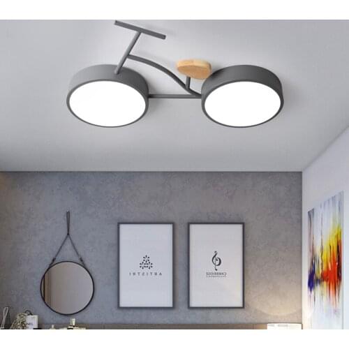 Nordic bedroom ceiling lamp cartoon bicycle modeling kid room ceiling light energy saving creative bedroom lamp LED lamp CL30701