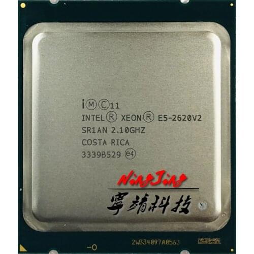 Intel Xeon E5-2620V2 E5 2620v2 E5 2620 v2 2.1 GHz Six-Core Twelve-Thread CPU Processor 15M 80W LGA 2011