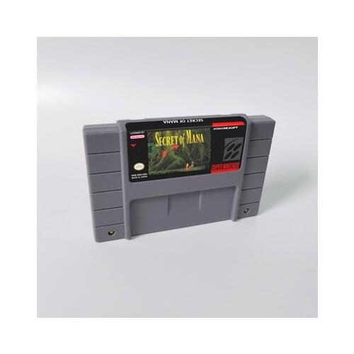 Secret of Mana or Secret of Mana 2 - RPG Game Card US Version English Language Battery Save