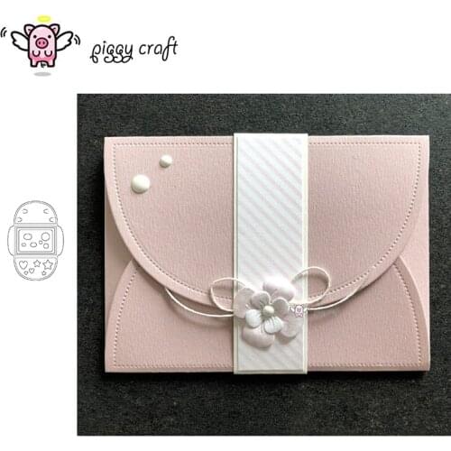Piggy Craft metal cutting dies cut die mold Envelope greeting card Scrapbook paper craft knife mould blade punch stencils dies