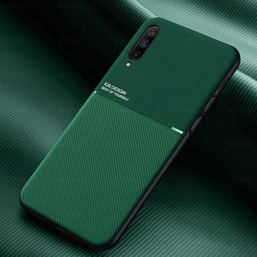 For Samsung Galaxy A50 Slim Matte Leather Cases for Samsung Galaxy A70 A12 galaxy a 31 30a Car Holder Cover Cases