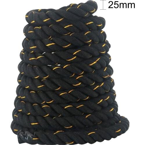 3mX25mm Heavy Exercise Training Rope Weighted Battle Skipping Ropes Power Improve Strenght Training Fitness Home Gym Equipment