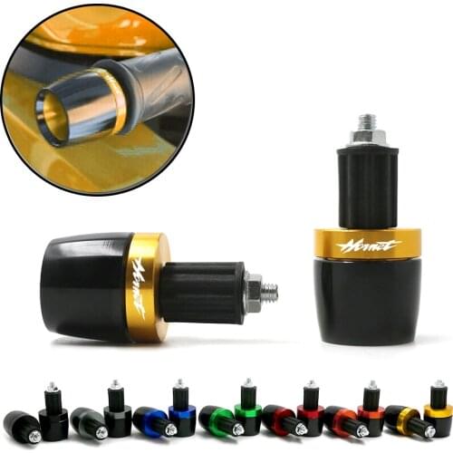 Universal Motorcycle 7/8" Handlebar Grips Ends Handle Bar Cap End Plug Slider For Honda CB400 CBR CB500 CBF600 CB600 Hornet 600