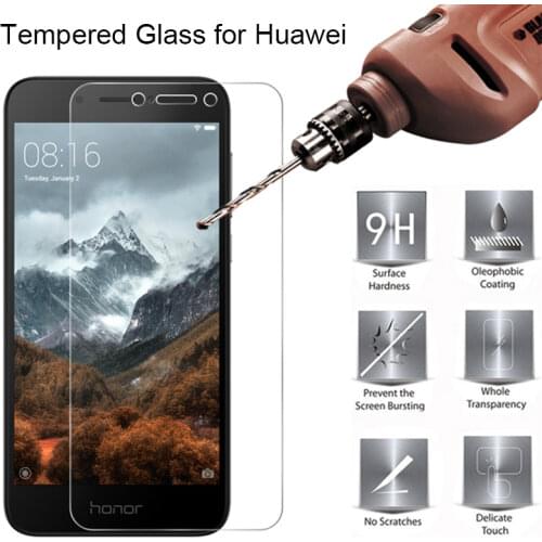 Protective Glass Tempered Glass for Huawei Honor 3C 4C 5C 6 6C 7C 8C Pro Honor Glass 9H HD Toughed Front Glass