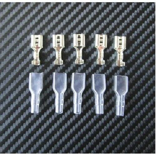 100set 2.8mm Crimp Terminal Female Spade Connector+ Case