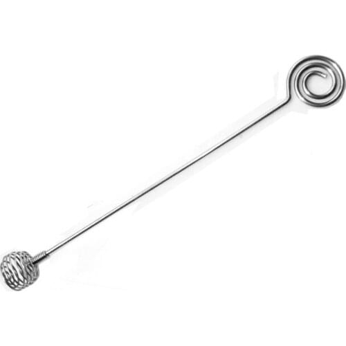 100pcs Stainless Steel Honey Dipper Stirring Stick Jam Rod Spoon Server Creative Kitchen Tool Accessory WB1725