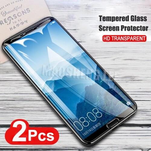 2Pcs/lot Full Tempered Glass For Huawei Mate 10 Screen Protector Mate 10 20 Lite Explosion-proof Glass for huawei mate 10 pro