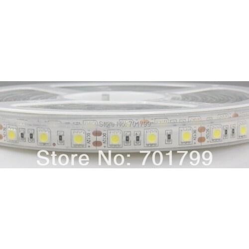 5MLED strip 5050 SMD 12V flexible light 60LED/m,300LEDs,White,White warm,Blue,Green,Red,Yellow;RGB;waterproof in silicon tube