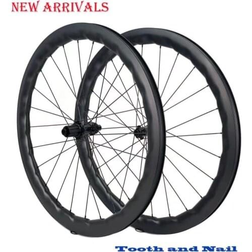 700c Wheelset BWS Road Disc Carbon Wheels RD07 Center Lock /6 Bolt Lock Hub 50mm Depth 27 Width For road bike Cycling