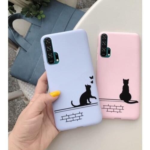 For Huawei Honor 20 Pro Case Soft TPU Back Cover Phone Case For Huawei Honor 20 Honor20 Pro 20Pro Slim Fundas Matte Cover Bumper
