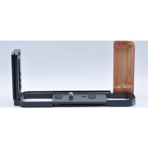 For Fujifilm GFX50R GFX-50R Camera Accessories Wooden Camera Vertical Camera Hand Grip Quick Release L Plate Bracket Mount