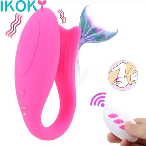 IKOKY G spot Vibrators Clitoral Vibrator Sex Toys For Women Couples Clitoral Vaginal Stimulator 9 Frequency Remote Control