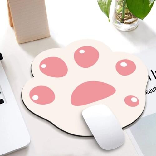 Cartoon Cute Cat claw Mouse Pads Comfort Rubber Gaming Mousepad Mat cute personality shaped mouse pad small mouse pad