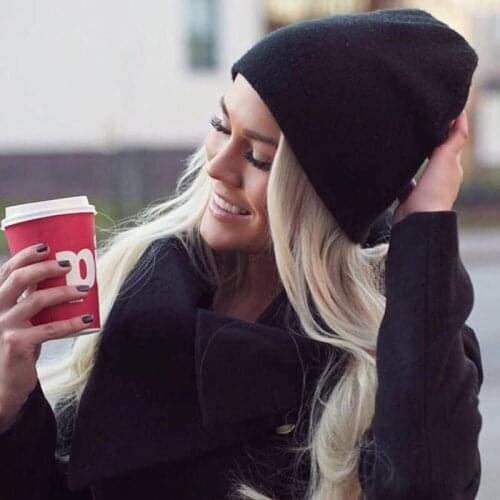 New Casual Beanies For Men Branded Women Warm Knitted Winter Hat Fashion Solid Hip-hop Beanie Hat Unisex Cap Couple hat