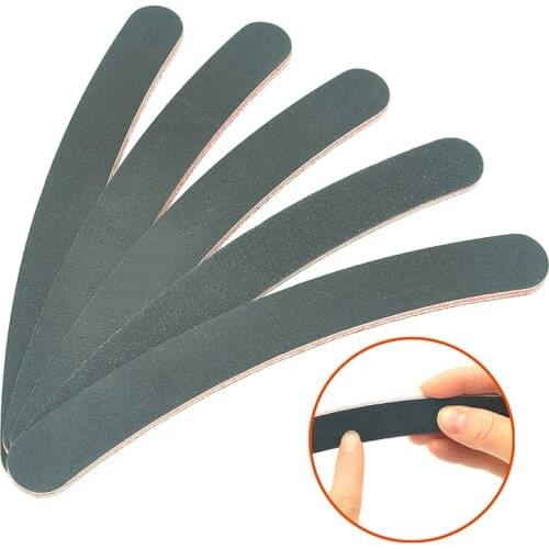 7Pcs Curved Nail Files Professional Washable Manicure Files Sanding Buffer Block Polishing Manicure Tools Accessories HE0013