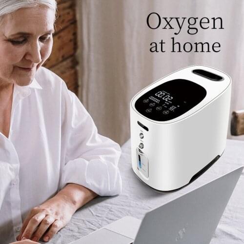 1L-7L Portable Oxygene Concentrator Machine Manual Adjusted High Concentration Home Care Oxygen Generator