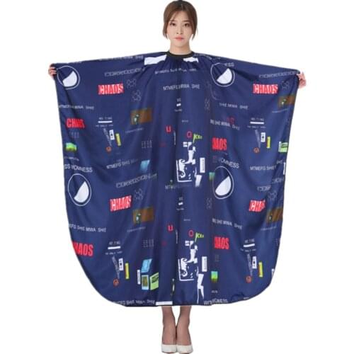 Salon Professional Waterproof Haircut Cape Barber Shop Hairdressing Apron Trend Graffiti Cape Hairdresser Styling Apron Gown