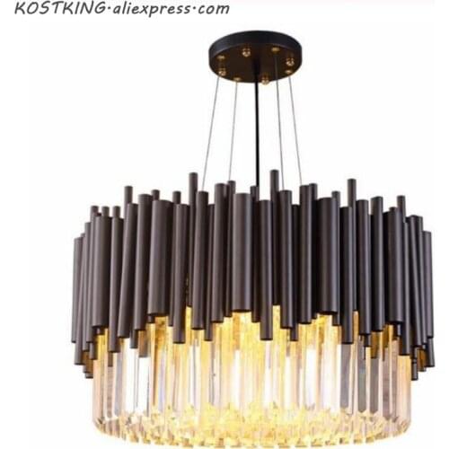 Modern crystal chandelier luxury living room dining crystal chandelier room lamp Villa lights Decorate your beautiful home