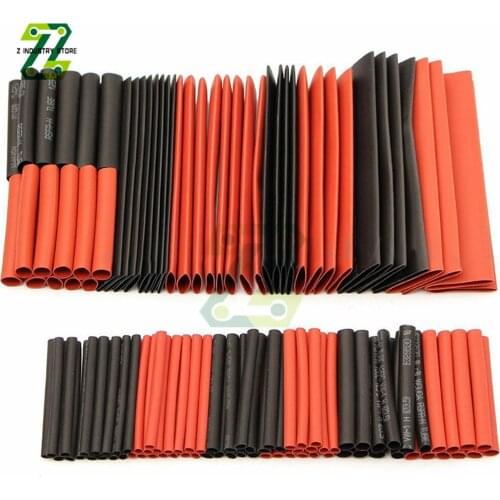 127 Pcs Heat Shrink Sleeving Tube Assortment Kit Electrical Connection Electrical Wire Wrap Cable Kit Waterproof Shrinkage