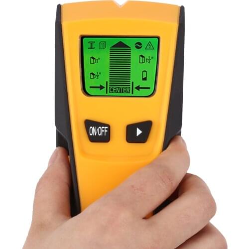 TH210 Wall Thickness Gauge Without Battery Backlight Stud Metal AC Wire Scanner Wall Stud Finder Electronic Auto Calibration