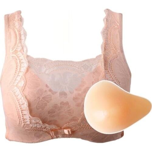 Female Cotton Breathable Bra Underwear Breast Prosthesis After Breast Cancer Surgery Mastectomy Special Wire Free Bras H4642
