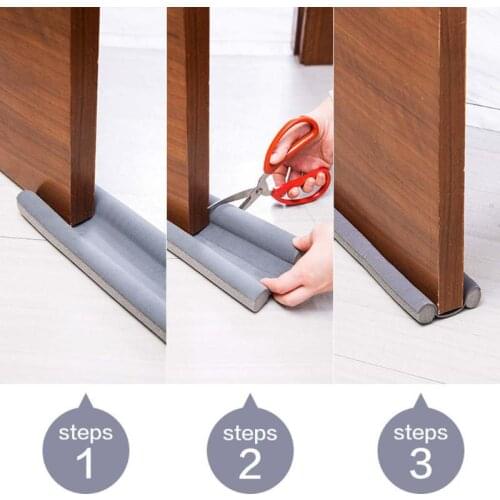Soundproof Flexible Door Bottom Sealing Strip Dustproof Weatherstrip Guard Sealer Stopper Dust Blocker noise reduction
