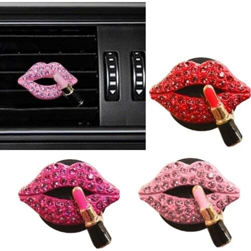 1Pc Lip Shape Air Vent Freshener Clip Car Fragrance Diffuser Automotive Interior Decorations Excellent Gifts for Driver