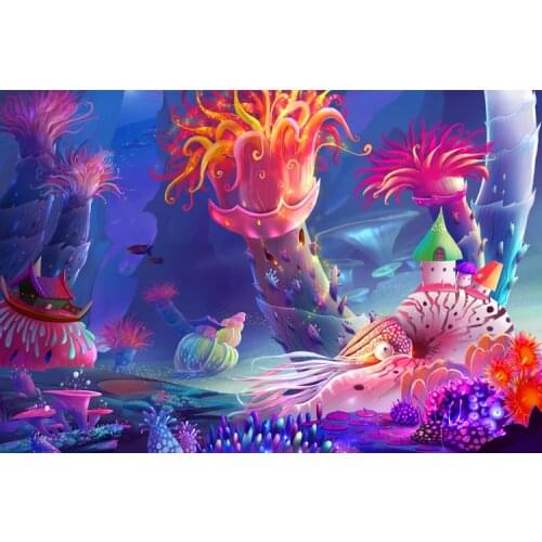 1000 pieces The wooden puzzle Fantastic sea bottom jigsaw puzzle white card adult childrens educational toys