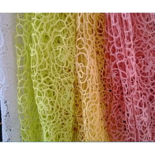 125cm Milk fiber flower embroidery lace fabric,Night Dress&Wedding Dress Fabric,120cm width,XERY550