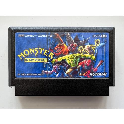 8bit game card : Monstered in My Pocket ( Japan Version!! )